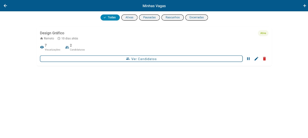Dashboard Plataforma