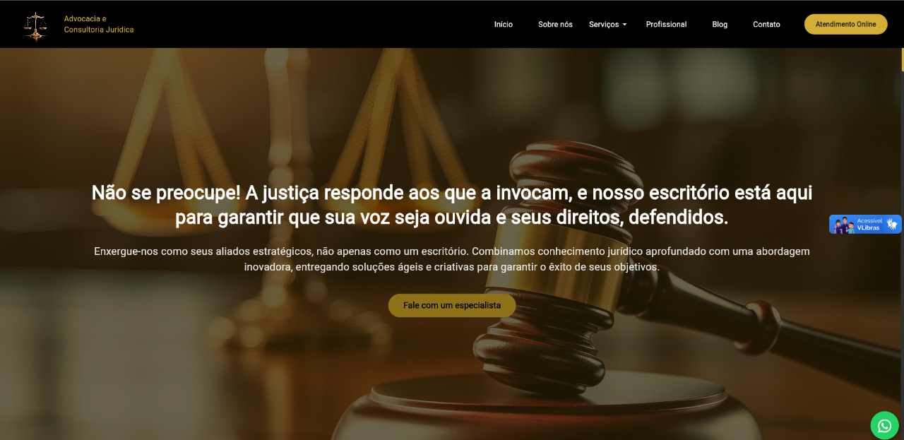 Site Institucional Flutter Web
